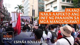 BOSES NG KALYE: Paano nakaaapekto ang init ng panahon sa mga manggagawa?
