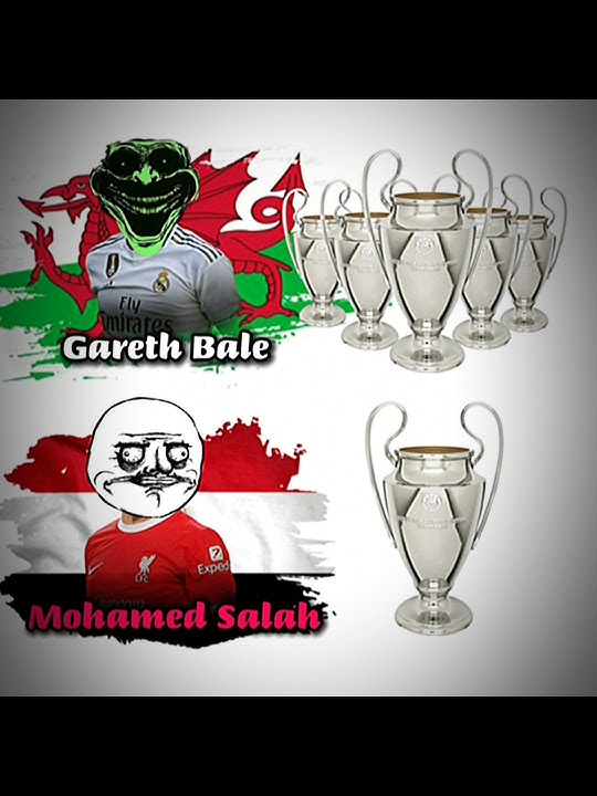 Mohamed Salah vs Gareth Bale #shorts #trophy #football #salah #bale