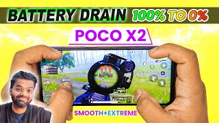 Poco X2 Pubg Battery Drain Test 100%-0%  Rs.20000 Ka Tabahi Phone Ye?? 