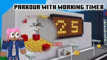 FIRST PARKOUR WITH TIMER IN MULTICRAFT|| MINIGAME IN MULTICRAFT|| Tech Gamer Hardik