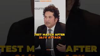 Sachin made century after 26/11 Mumbai attack #cricket #indiancricketer #tendulkar #podcast #attack