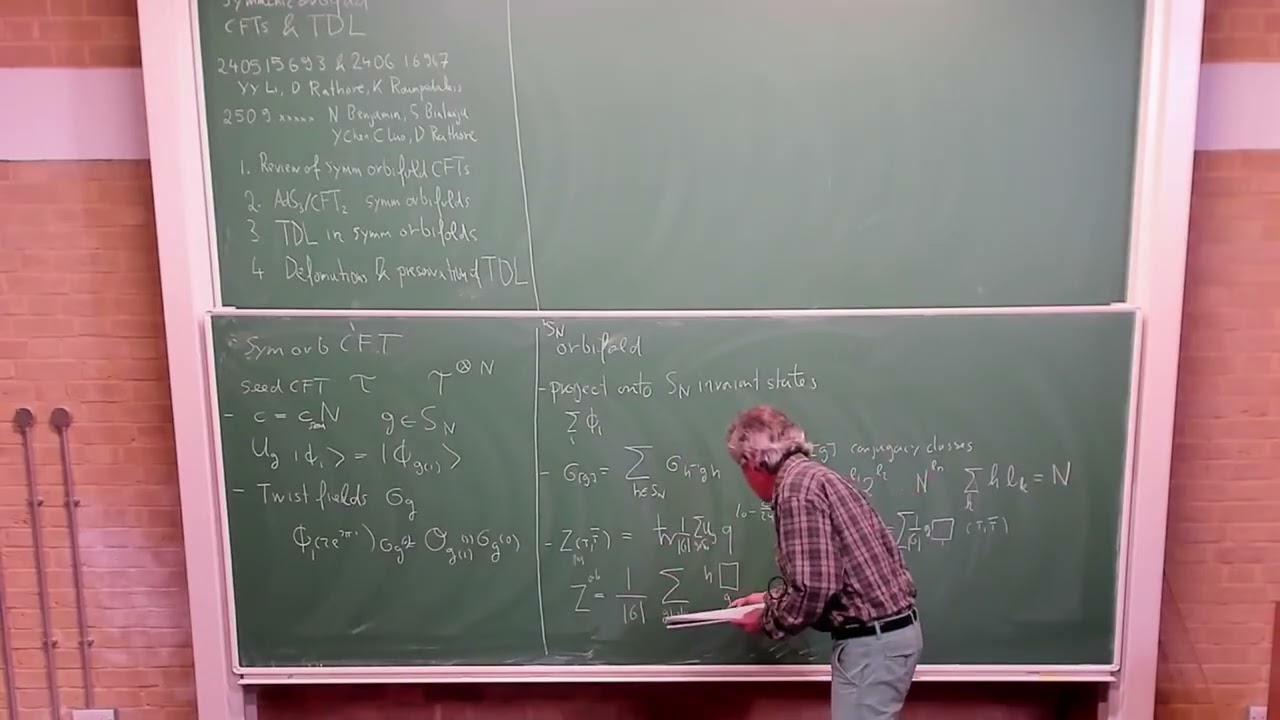 Prof. Michael Gutperle | Symmetric orbifold CFTs and their topological defect lines