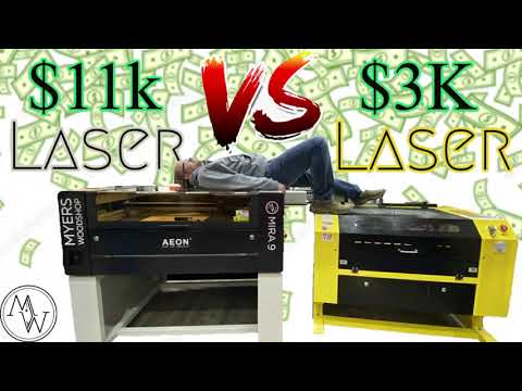 11K Laser Vs. 3K Laser // Aeon Laser Vs. OMTech Laser Cutter
