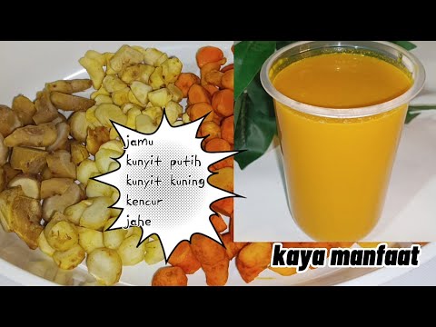 Resep Jamu Kencur Jahe Kunyit