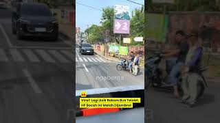VIRAL! Bocah Lagi Rekam Bus Telolet, HP Malah Dijambret #viral #bustelolet #jambret #shorts