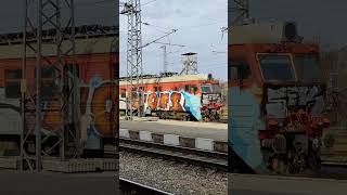 Graffiti Train in Bulgaria #trains #shorts #graffiti