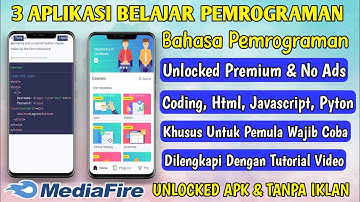 3 Aplikasi Belajar Pemrograman Dasar di Android