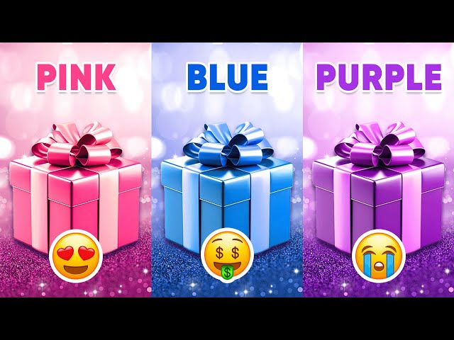 Choose Your Gift! 🎁 Pink, Blue or Purple 💗💙💜 class=