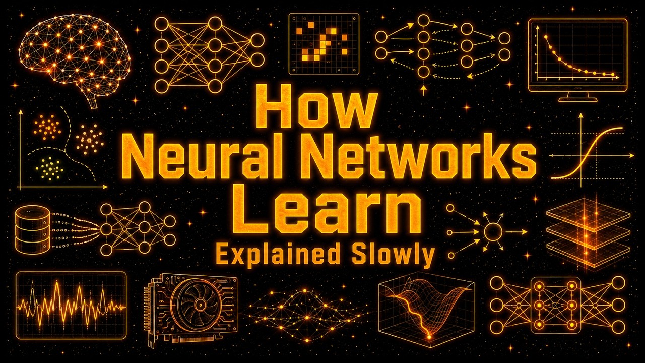 Literally Everything About How Neural Networks Learn Explained Slowly (For Sleep)