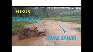 Kekuatan jimny JANGKRIK 4x4  MELEWATI sungai | offroad extreme