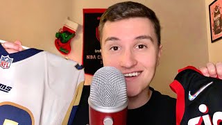 ASMR | My Sports Jersey Collection 🏀⚽️🏈 (nba, nfl, etc.) screenshot 5