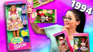 Opening And Restoring Vintage 1994 Barbie Polly Pocket Dolls  We Hit 200k Subscribers!