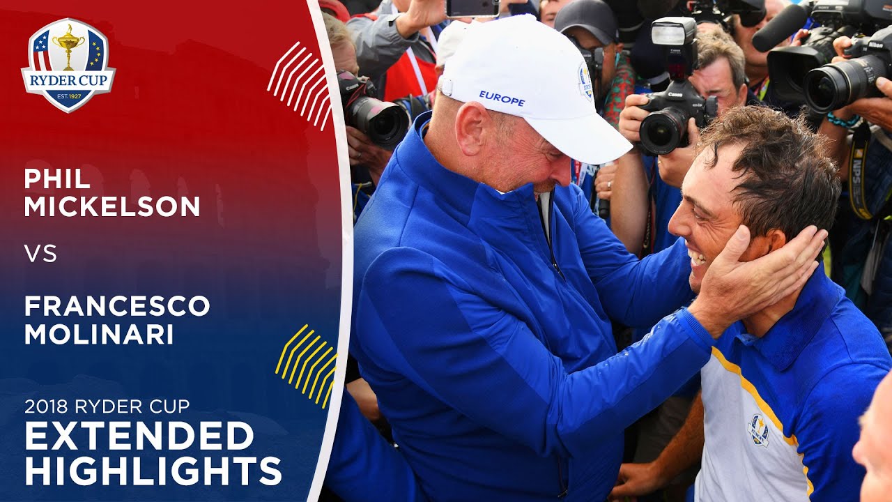 The 2018 Ryder Cup-Winning Match | Molinari vs Mickelson | Extended Highlights | 2018 Ryder Cup
