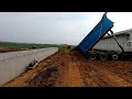 Backfilling & New Tires on the Skid Steer