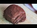 How to make Dirty chocolate   Pastry Buns(Chocolate Croissant)/아우어베이커리 더티초코 만들기