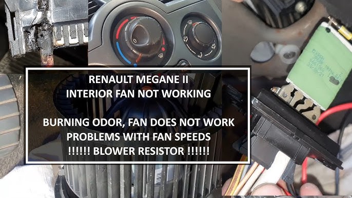 Renault Modus Blower fan replacement without removing dashboard 