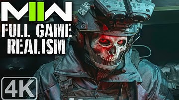 Call of Duty Modern Warfare 2｜2022｜Full Game Playthrough｜Realism Difficulty｜4K