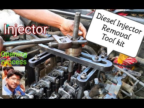Diesel Injector Removing process //diesel injector remove by special tools