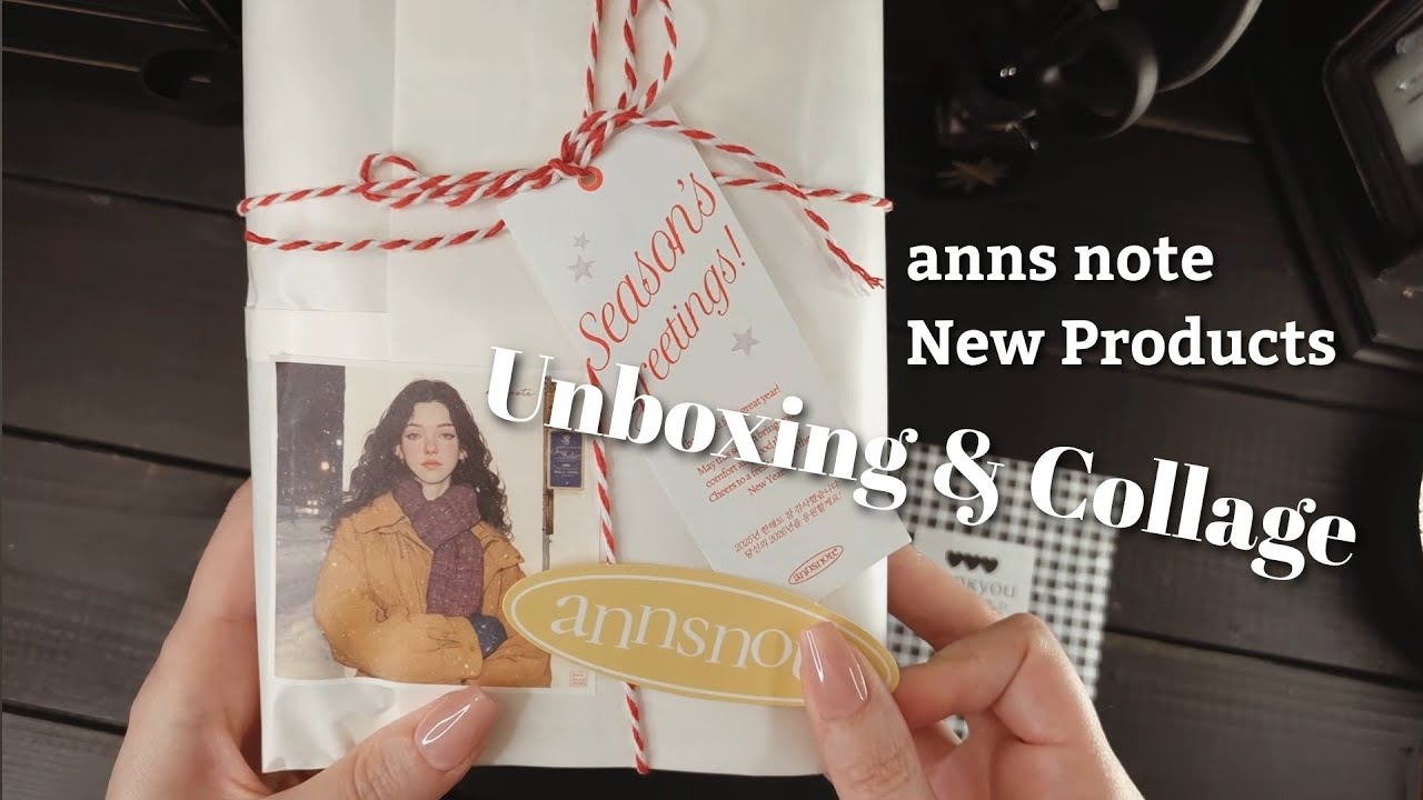 Sub) 新しいコラージュ素材の開封 + Journaling,Unboxing & Collage 🕊‎annsnote