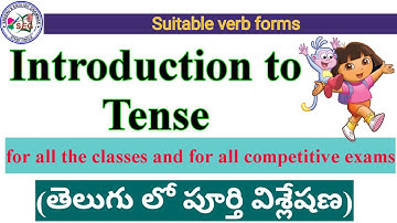 Introduction to Tense || Sreenu