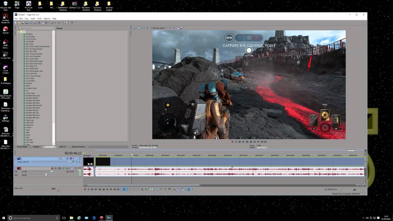 How to Record Video Games and Best Render Settings in Sony Vegas 2016 -  YouTube