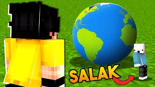 Minecraftta Gerçekçi̇ Dünya İle Salak Kardeşi̇mi̇ Trolledi̇m