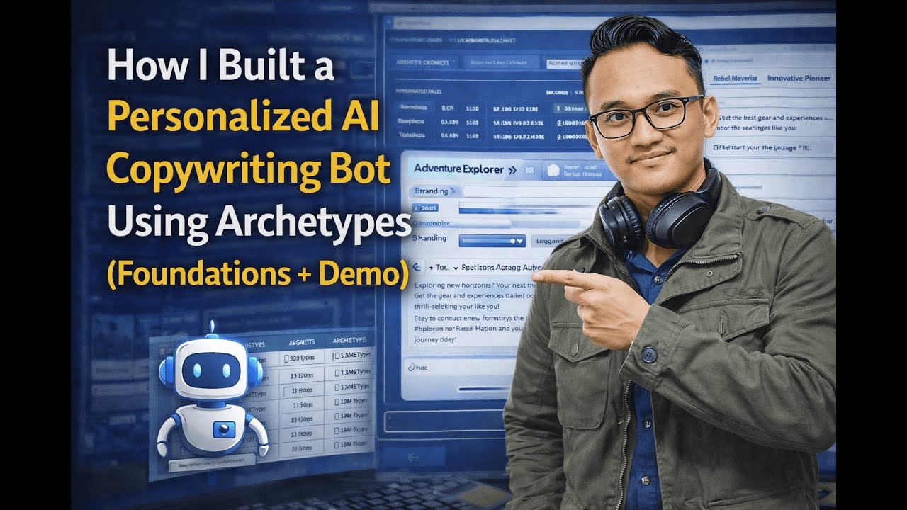 How I Built a Personalized AI Copywriting Bot Using Archetypes in Python (Foundations + Demo)