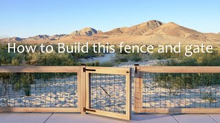 Easy & Elegant DIY Fence and Gate: Step-by-Step Tutorial for Beginners