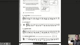 Beginner Violins, plucking G, and F# on D String