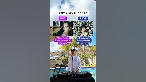 Thumbnail of Was “Born Again” by LISA originally for another artist? Who did it best? 🤔