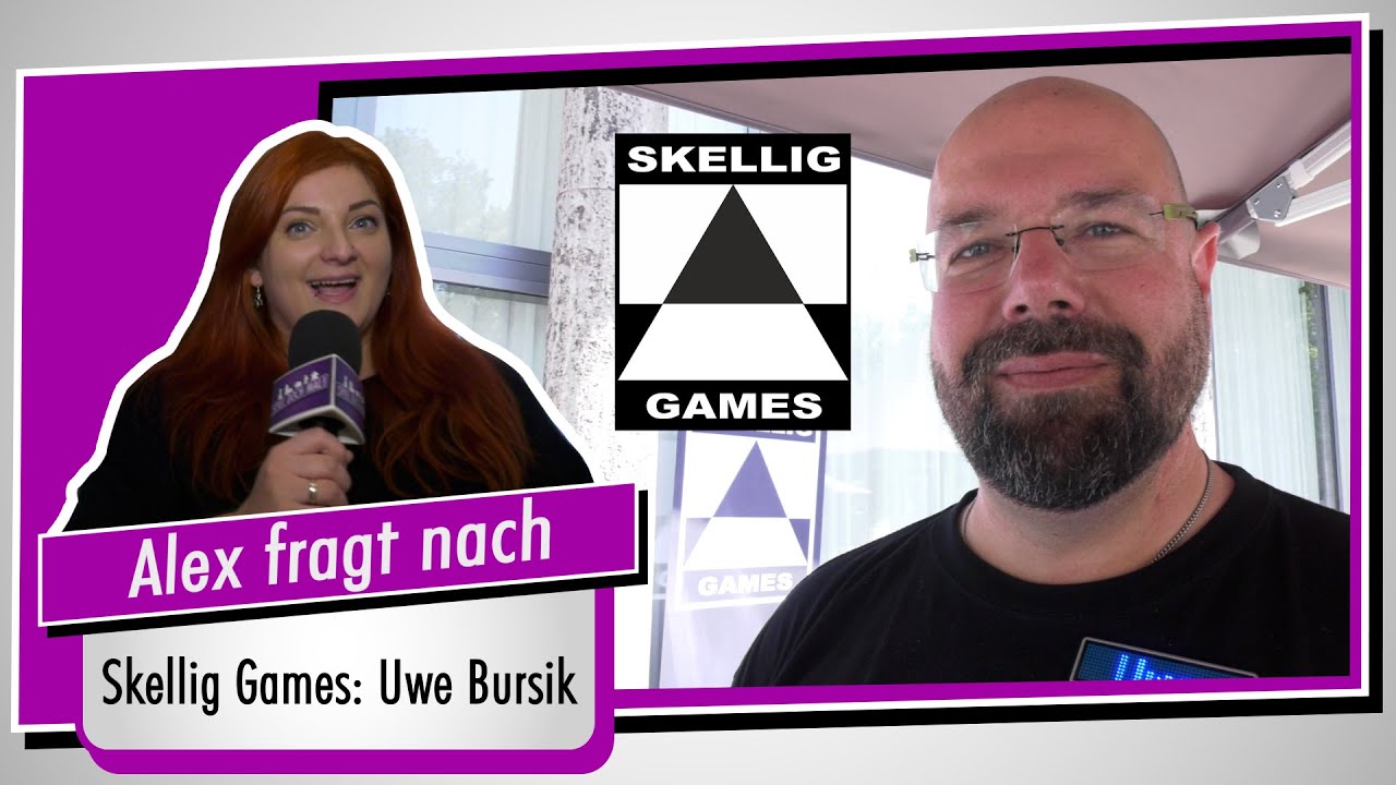 SKELLIG GAMES + Uwe Bursik im Interview + Spiel doch mal! mit Alex 