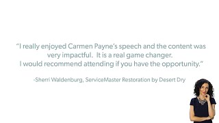 Carmen Payne SOAR! Transformational Life Coaching 2018 Speaker Reel