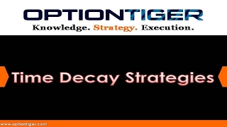 Options strategies time decay