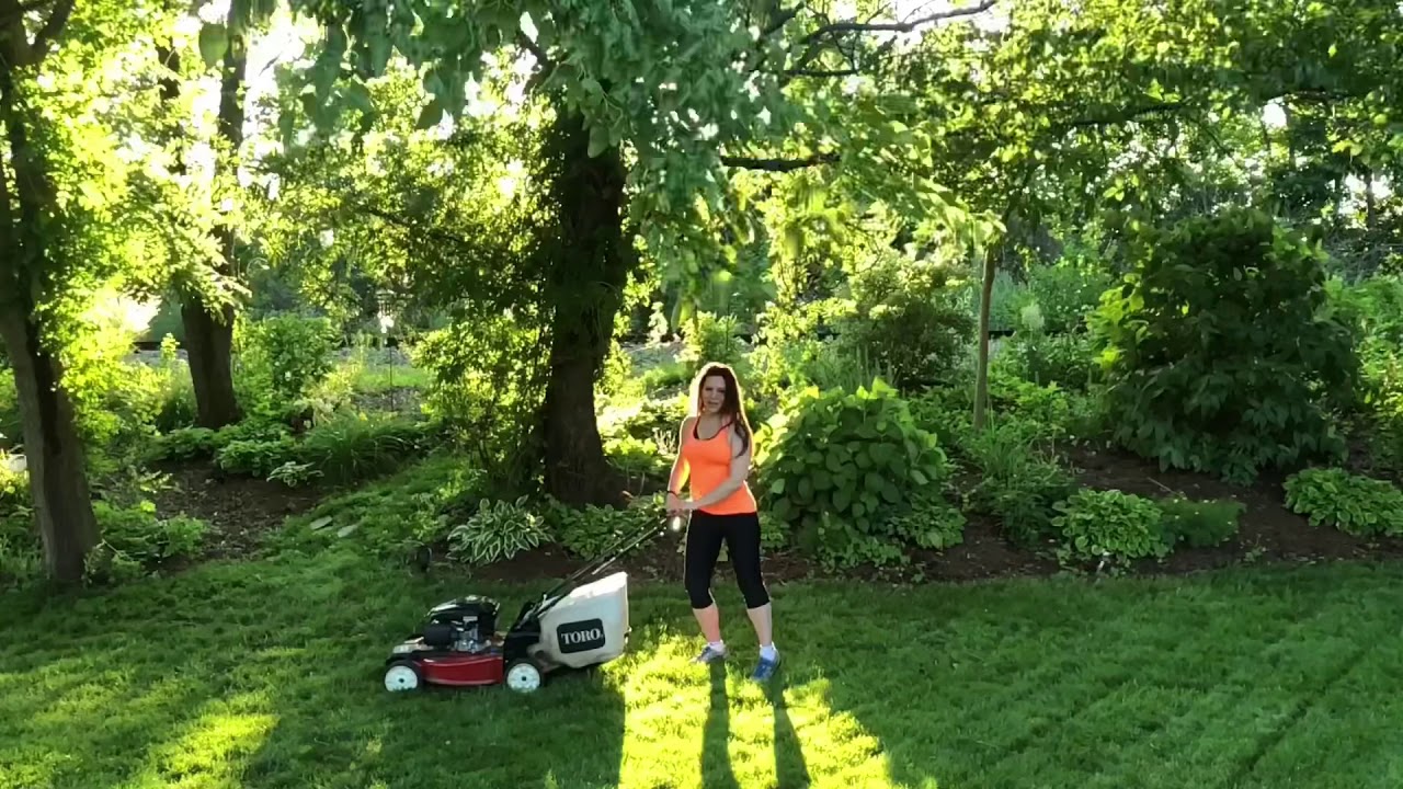Mowing the Lawn - YouTube
