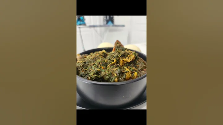 Enjoy life with pounded yam and afang