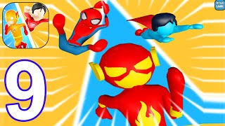 Superhero Race! - Gameplay Walkthrough Part 9 - All Levels 62-69 New Update (Android, iOS)