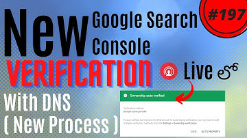 New Google Search Console Step By Step Tutorial In Telugu 2022 | Setup/Verify Google Search Console