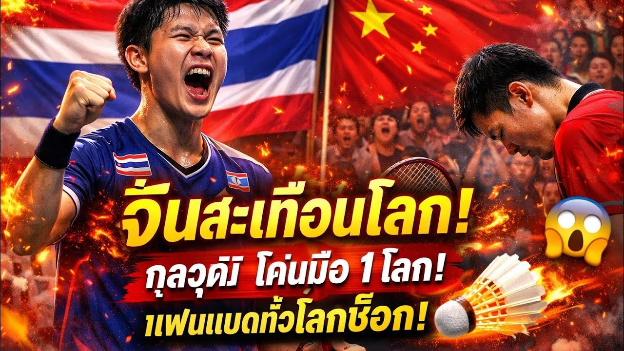 จีนสะเทือนโลก! กุลวุฒิ ไทย โค่นมือ 1 โลก | แฟนแบดมินตันทั่วโลกช็อก 🔥🏸