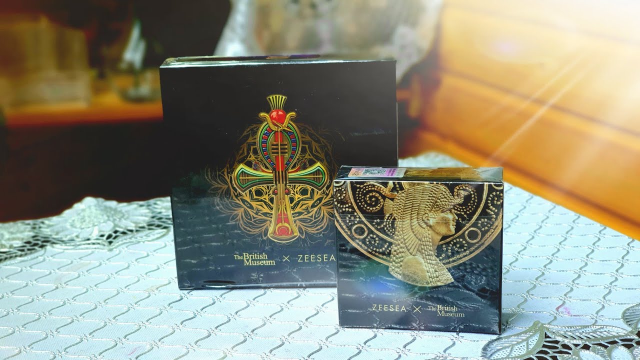 ZEESEA &THE BRITISH MUSEUM. ANKH PALLETE 05 &STAYING OIL-CONTROL MATTE FACE POWDER  Egypt collection