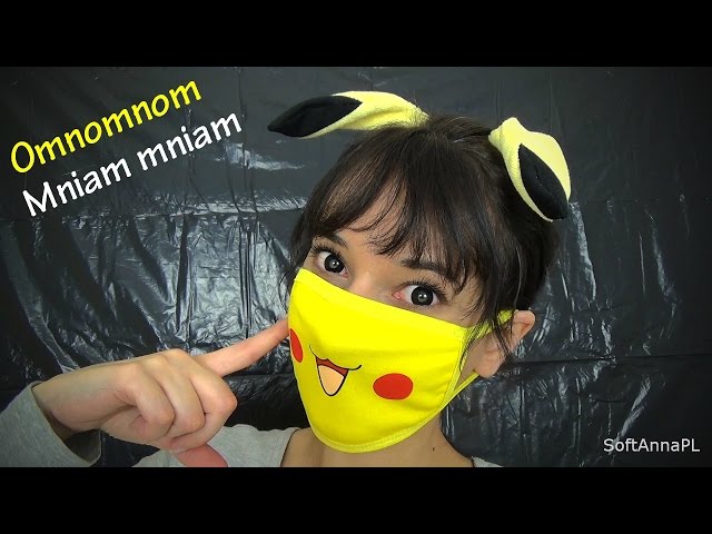 [ENG SUB] Creepy Pikachu is Feeding You l Omnom, Mniam mniam l Polish Binaural ASMR