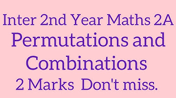 permutations and combinations in telugu@maths naresh eclass