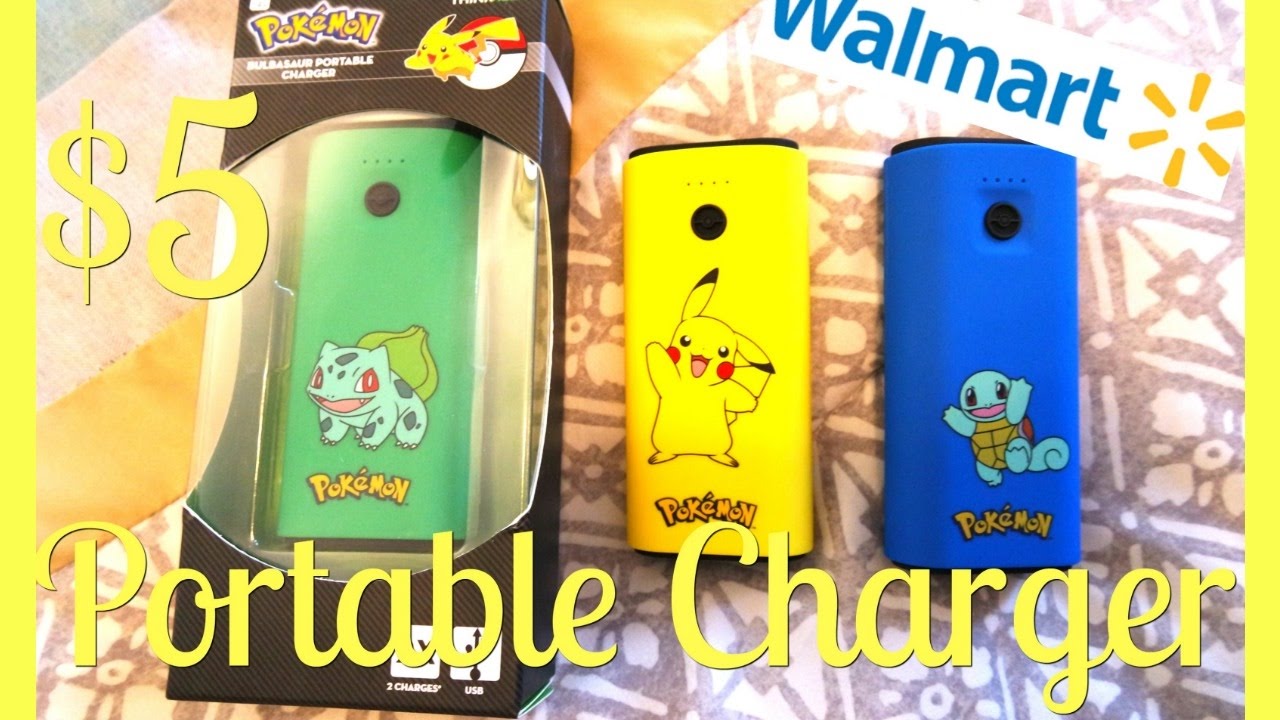 Pokemon portable charger at Walmart YouTube
