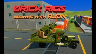 MASSIVE LEGO Farm Equipement, Trucks, Cars Vs. Train - Brick Rigs Gameplay - Lego Toy Destruction