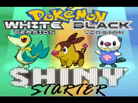 How to Find a Shiny Starter Pokémon in Black and White!!! (OLD) 