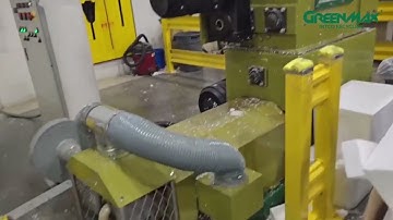 GREENMAX EPS Densifier | Hot-Melt Machine Boosts Retail Store Styrofoam Packaging Recycling