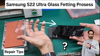 samsung s22 ultra glass fetting prosess | manual mode. zorba mobile. episode 25