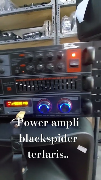 power ampli blackspider #audioequipment #music #speaker #musicsound #sound #soundspeaker