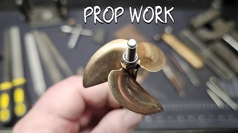 Detounged and Reduced Blade Area Octura x450 3 blade Propeller Balancing 