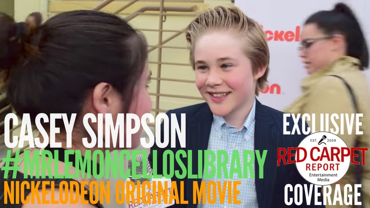 Casey Simpson  interview at Nickelodeon's Escape From Mr. Lemoncello's Library Movie Event