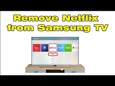 How to Remove Netflix App from Samsung Smart TV